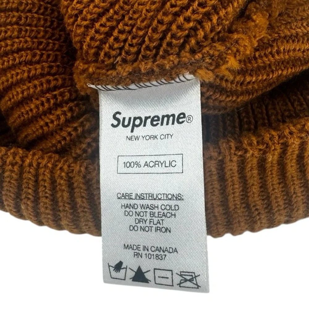 Supreme Ribbed Beanie Hat